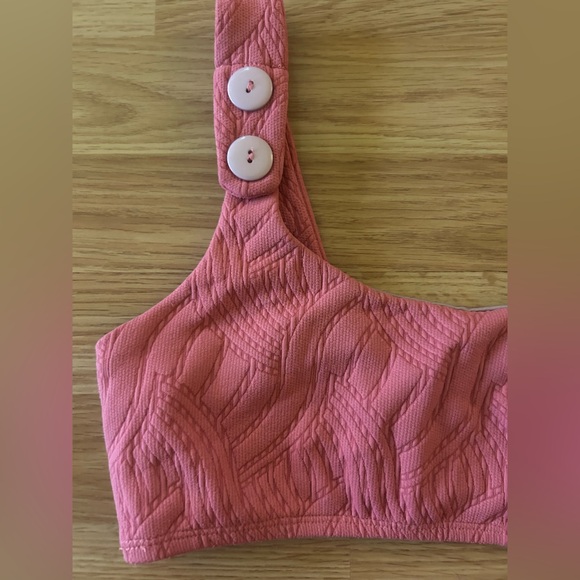 Seea x Free People Georgia bikini set pink, M - Picture 5 of 9